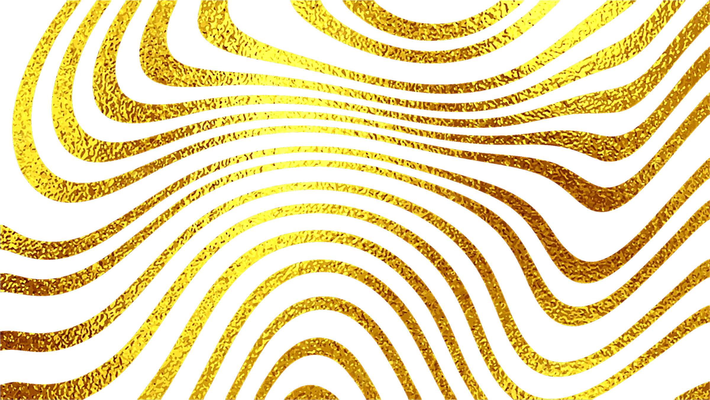 Grafismo de ondas douradas da identidade visual do Dancehall Ka’aysarà