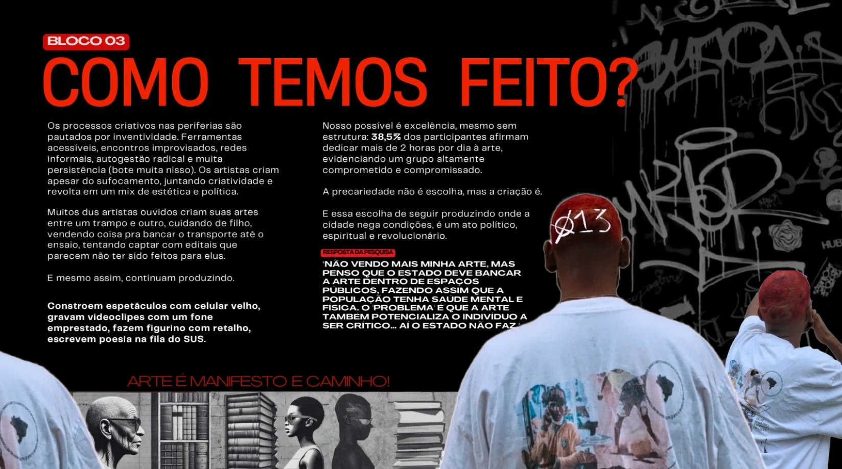 Revista Olhares Periféricos, Bloco 03: Como temos feito?
