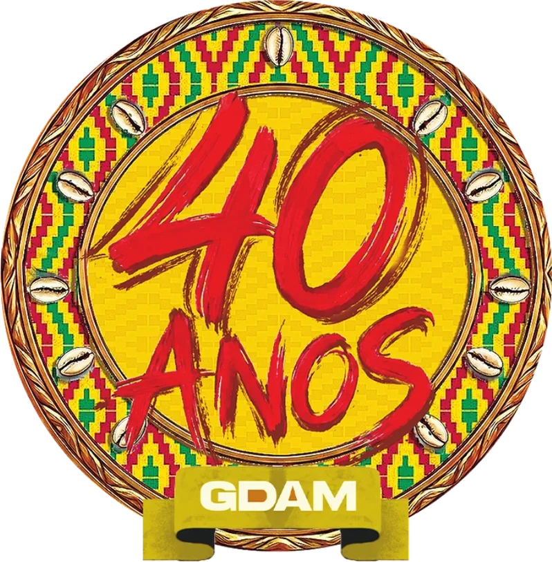 Selo 40 anos GDAM, versão amarelo