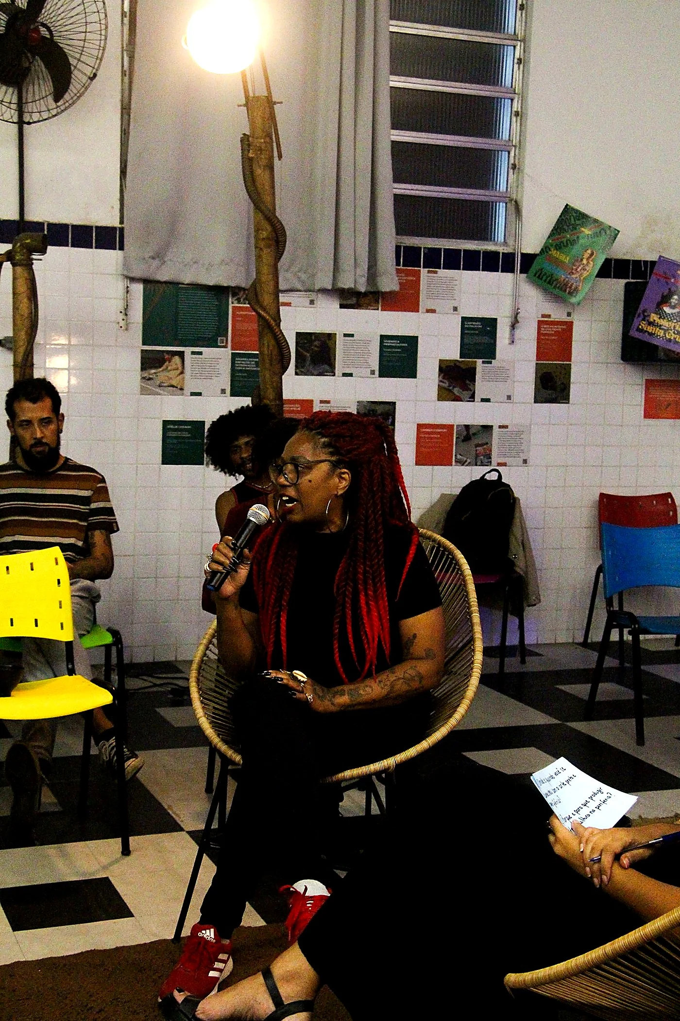 Convidada na roda de conversa