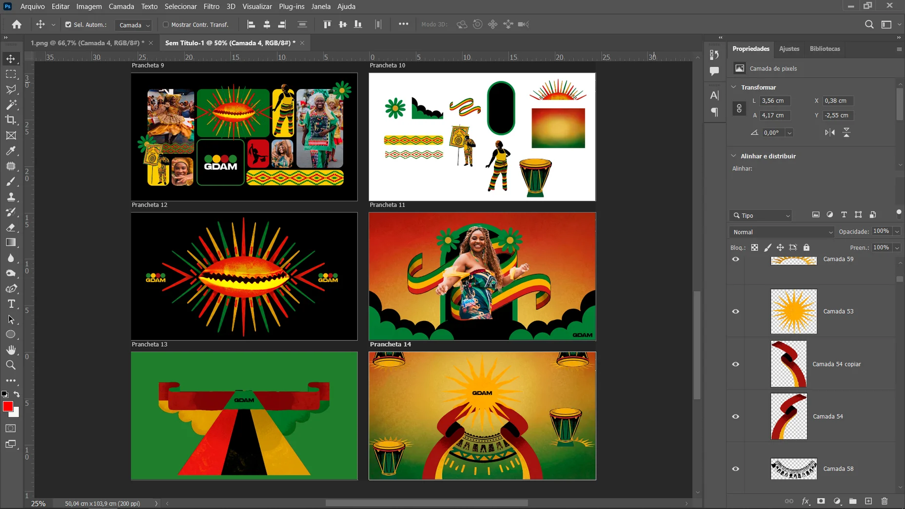 Espaço para imagem do case